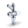Wärmer System 8-10mm Angled Radiator Valve, Lockshield Angled Radiator Valve