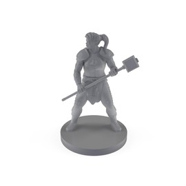 Half Orc Female Barbarian 2 Tabletop DND Gaming Miniature