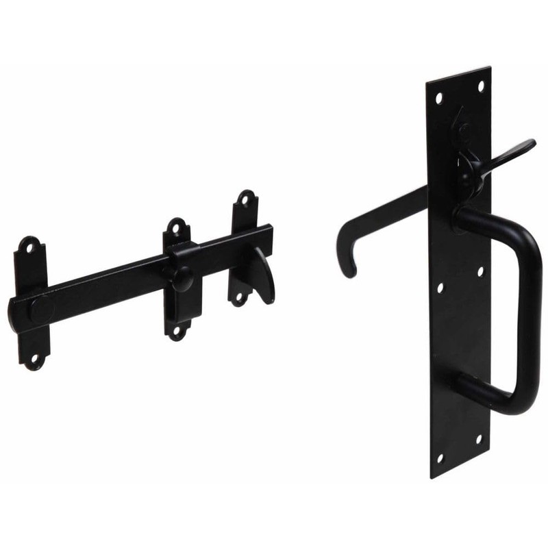 GatePro 5230023 Heavy Duty Suffolk Style Gate Latch - Black