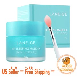 Laneige [US Seller] LANEIGE Lip Sleeping Mask EX Mint Choco 20g Lip Care Moisture New