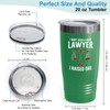 Flairy Land Lawyer Green Tumbler 20 Oz - I Don't
