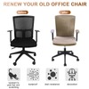 Tallew 4 Pcs Office Chair Covers Set Computer Universal Protective