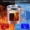 Termo de Taza de Acero Inoxidable 14OZ,Taza Termo de Asa,con