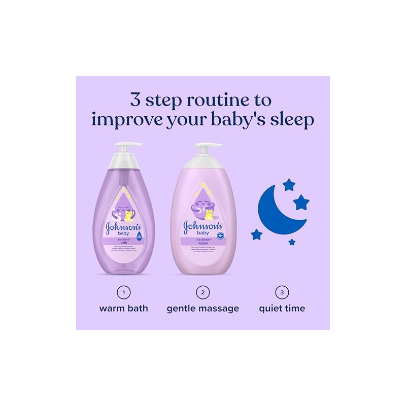 Johnson?s Bedtime Baby Lotion with NaturalCalm Essences, Hypoallergenic & Paraben