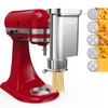 Eascandy Metal Gourmet Pasta Press Attachment for KitchenAid Stand Mixer
