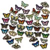 Thiccywoov 40 Pcs Butterfly Iron On Patches for Hat 40