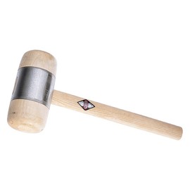 Picard 0032001-2 Wooden Mallet 60x120mm, Brown/Silver