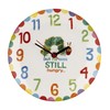 Portmeirion VHC79180-XD The Very Hungry Caterpillar Clock, Yellow, Green and