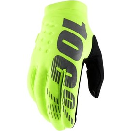 100% BRISKER Cold Weather Motocross & Mountain Bike Gloves - Warm Winter MTB & MX Powersport Racing Protective Gear