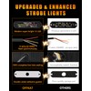 OFFKAT Upgraded 8 PCS 12 LED Sync Feature Emergency Strobe