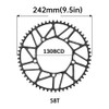 Bicycle Chainwheel 50/52/54/56/58T 130BCD Bicycle Single Speed Chainring Bicycle Road