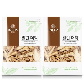 Incha 국내산 건조 말린 더덕 더덕차 건더덕 600g (300gx2팩) Domestic Dried Deodeok Deodeok Tea Dried Deodeok 600g (300g x 2 packs)