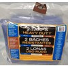 Heavy Duty Tarps Tarpaulin Blue/Brown Reversible 12ft x 16ft (2
