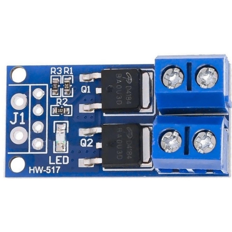 MTDELE 5Pcs MOSFET Switch Drive Module DC 5V-36V 15A(Max 30A)