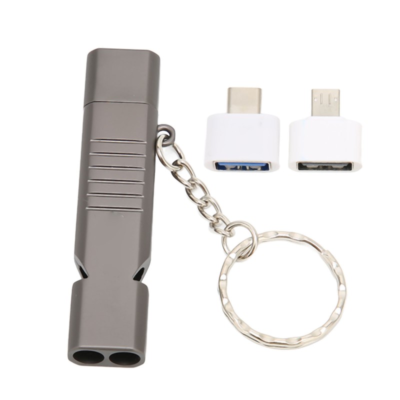 Whistle Flash Drive SOS Outdoor Waterproof USB3.0 120dB Sound Multifunction