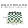 Portable Chess Set 17" Tournament Chess Travel Chess Set with