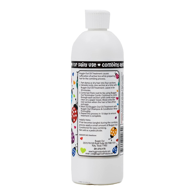 buggin out 100% Dimethicone Oil for Lice Care | Safe