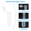 PATIKIL 5ML Plastic Centrifuge Tubes, 300 Pcs Round Bottom Centrifuge
