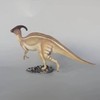 XINPANYIAN 1:35 Nanmu Parasaurolophus with Base Figure Nutcracker Soldier Statue