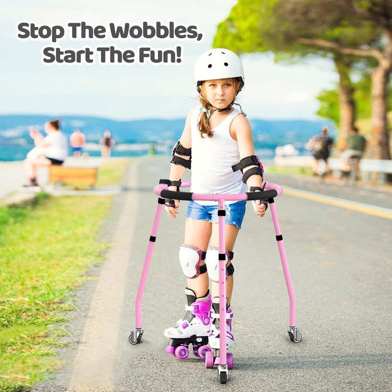 Roller Skate Trainer for Kids - Folding Adjustable Height (27"-33")