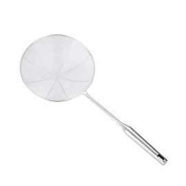 Frying Strainer, Cookware, Oil Drainer, Strainer, Soba Fried Food, Kitchen Tool, Hand Included, Stainless Steel Ladle, Tenkasu Fryer, Turner, Peeler, Stainless Steel Dishwasher Safe (Deep Fried)