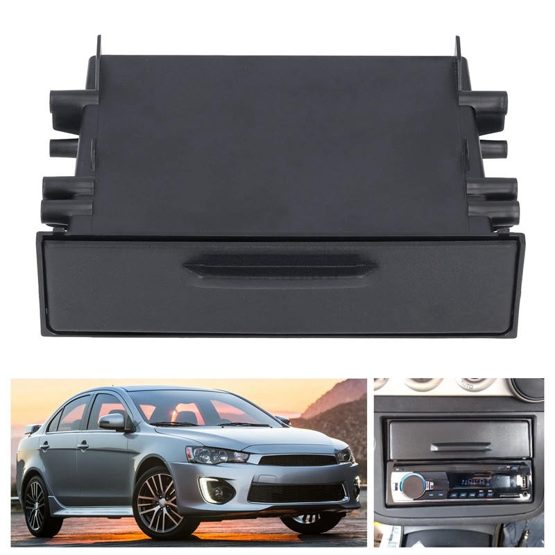 Car Stereo Storage Box,1DIN Car Radio Storage Box Multi Application