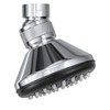 Daloual - Deluxe Shower Head with Anti-Limescale Nozzles Chrome-Plated Brass