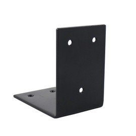 DAIDOHANT (DAIDOHANT) (Reinforcement Hardware) Black Wide Metal Bracket L-shaped [Iron] (t)3.2x(W)60x(A)90x(B)90mm (1 piece) 62889
