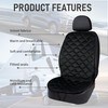 FIOQE Driver&Passenger Side Seat Cushion for Full Back and Seat