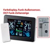 Infactory Weather Station with Colour Display Wireless Outdoor Sensor, DCF/Good