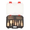 12Pcs Brazed Hole Drill Bit Hole Saw Dry Wet Cut
