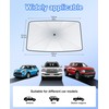 Cimesen Car Windshield Sun Shade - Foldable Retractable Sedan SUV