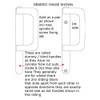 Mila Inline Patio Door Handle Pair 109mm Screw Fix White