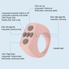 Bluetooth Remote Control Ring 10M with 200mAh Charging Compartment Remote
