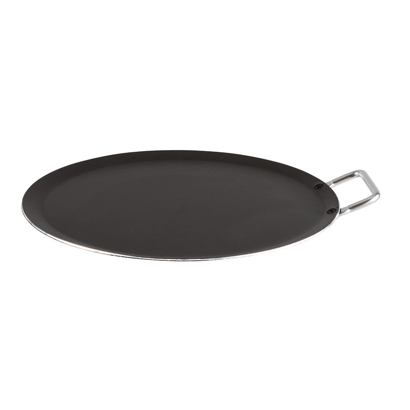 Comal Antiadherente Vasconia 26 cm Negro de Aluminio