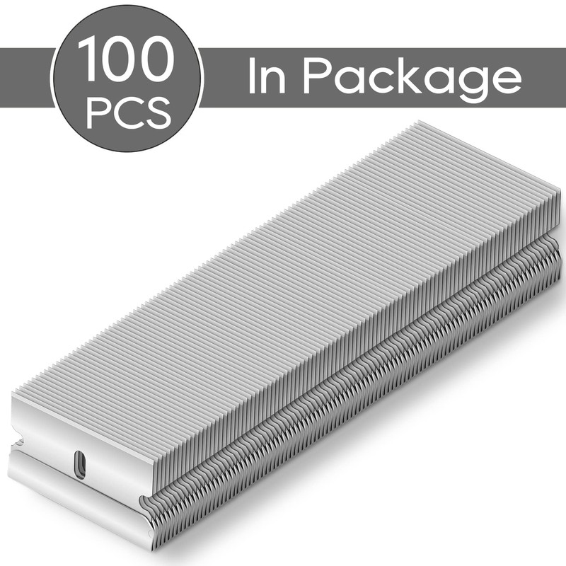 REXBETI 100PCS Single Edge Razor Blades, Industrial Razor Blades for