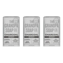 Jabón En Barra De Carbón Activado De The Grandpa Soap Compan                                                                                          