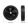 PATIKIL 6" Air Compressor Wheels, 2 Pcs Universal Air Compressor