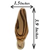 Zuluf Olive Wood Virgin Holding Mary 3.9" - Hand Carved