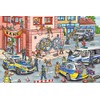 Schmidt Spiele Polizei 56450 Police Operation, 100 Pieces, Children's Puzzle,