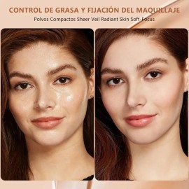 Lh Polvo Compacto, Base En Polvo Mate De Doble Capa (marfil