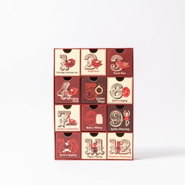 Fill Your Own Advent Calendar, 1-12 Days, 12 Drawers, Christmas Countdown Gift