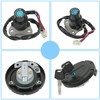 Silscvtt Ignition Switch Fuel Cap Lock Set Replacement for Kawasaki