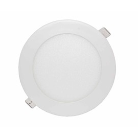 LOWENERGIE 12w LED Round Ceiling Panel Light Recessed Down Lighting, 170mm Dia, 100w Halogen Equivalent (6000k)