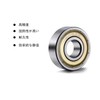 BRIIKPP Bearings 608ZZ Silver Repair Parts Inner Diameter 0.3 inch