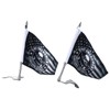 Trunk Lid Flag Pole Mount Kit with Homeland Security Flag