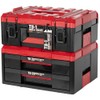 SHUTER 2-Tier Stackable Tool Box with Drawers, ABS Plastic Storage