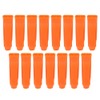 Packof 15 Orange Plastic Survival Whistle for Survival Rescue Sports