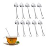 Tckenan 10 Heart-Shaped Stainless Steel Tea Infusers, Loose Leaf Tea