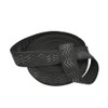 YANTAISIYU Black Elastic Band, 1 Inch x 6 Yard, Wavy-Shape